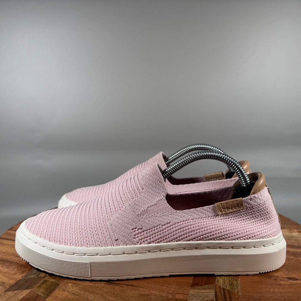 UGG Cahlvan Pink Knit Slip On Sneakers Womens 6 Low Top Shoes 1136841 - Picture 3 of 8